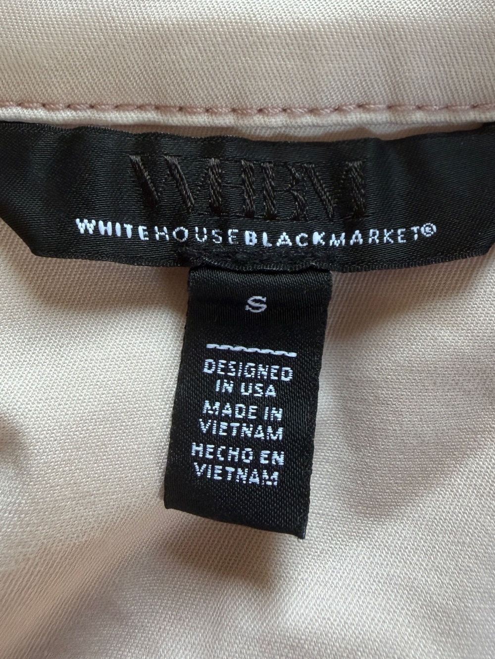 White House Black Market Pink Utility Jacket - Picture 4 of 5